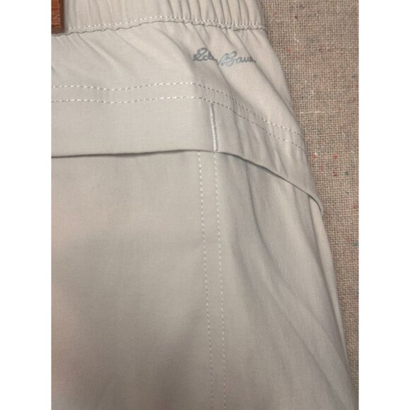 Eddie Bauer Rainers Beige Elastic Waist Skort Pockets PickleballTennis Size 16 - Picture 2 of 11
